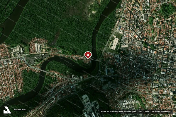 Imagem de satélite — Embargo Ambiental - Bayeux/PB