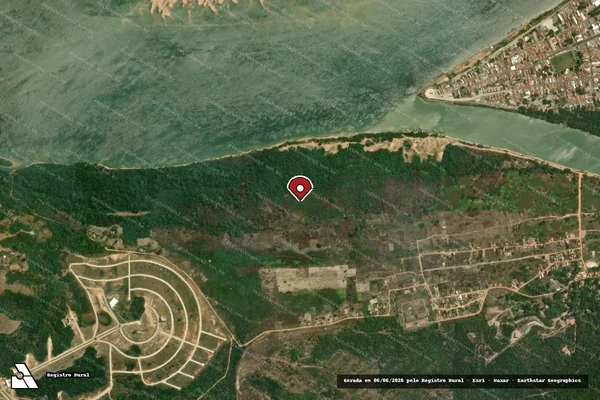 Imagem de satélite — Embargo Ambiental - Marabá/PA