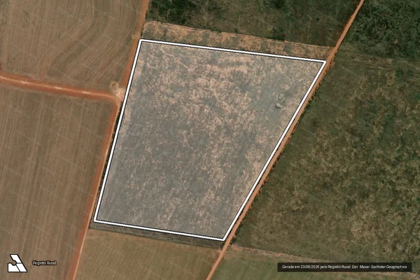 Imagem de satélite — Embargo IBAMA — Infração da Flora - Nova Ubiratã/MT