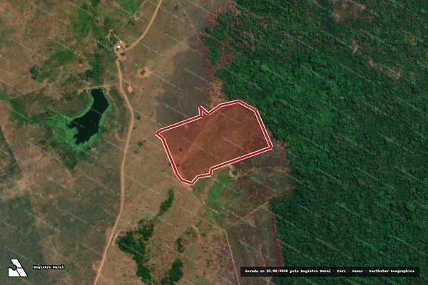 Imagem de satélite de Desmatamento em São Félix do Xingu - PA