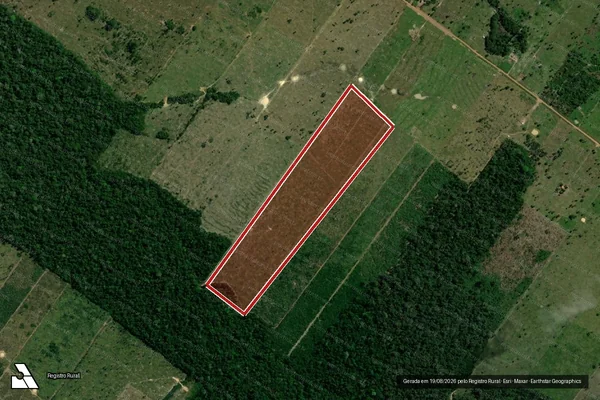 Imagem de satélite de Infração da Flora em Porto Velho - RO