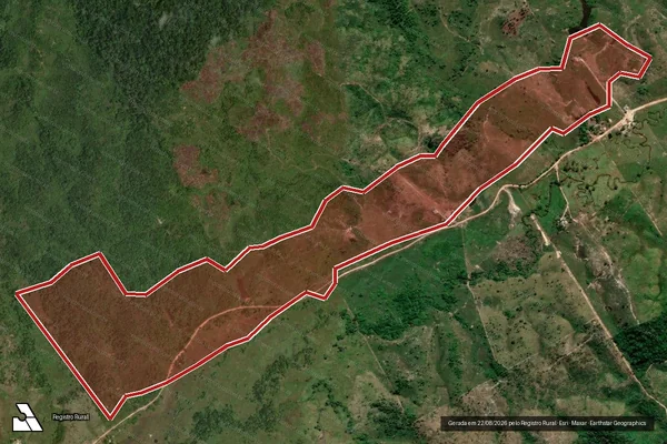 Imagem de satélite de Infração Ambiental em Apuí - AM