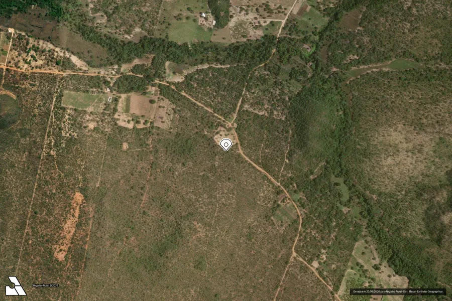 Imagem aérea do item A