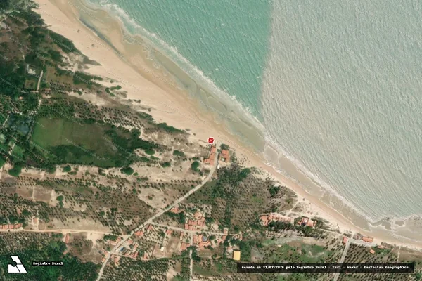Imagem de satélite de Infração Ambiental em Itarema - CE
