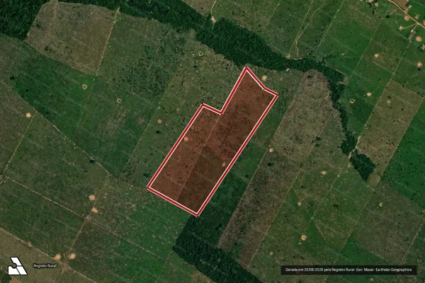 Imagem de satélite de Infração da Flora em Porto Velho - RO