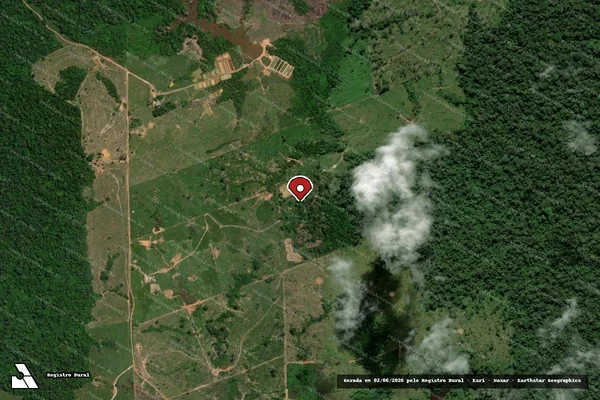 Imagem de satélite de Infração Ambiental em Porto Velho - RO