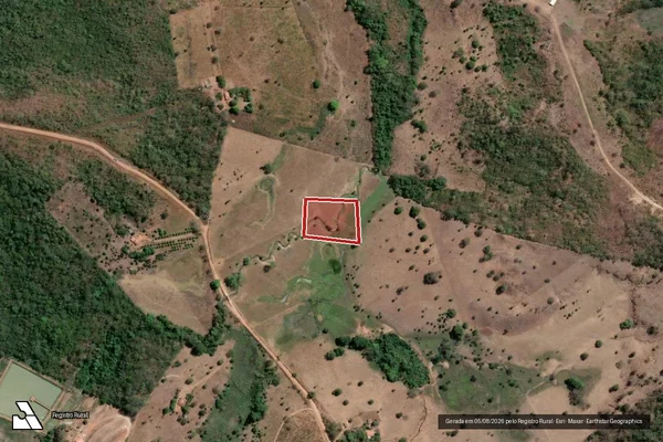 Imagem de satélite — Embargo IBAMA — Infração da Flora - Grajaú/MA