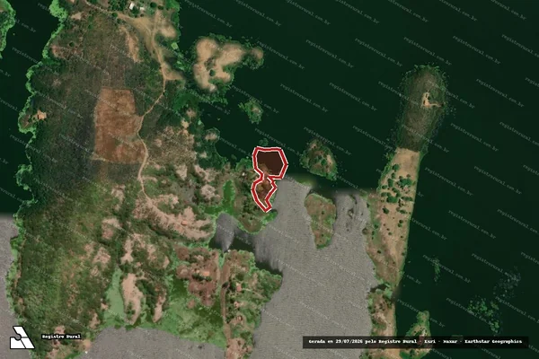 Imagem de satélite de Infração Ambiental em Orós - CE