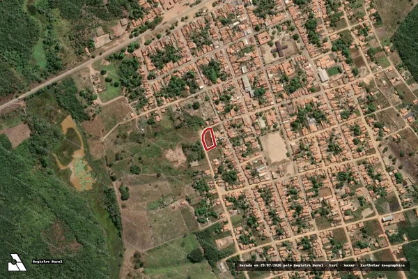 Imagem de satélite — Embargo IBAMA — Infração da Flora — Grajaú/MA