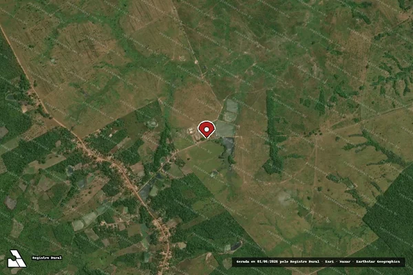 Imagem de satélite — Embargo IBAMA — Infração Ambiental — Viana/MA