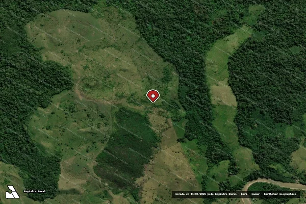 Imagem de satélite — Embargo IBAMA — Infração da Flora — Jordão/AC
