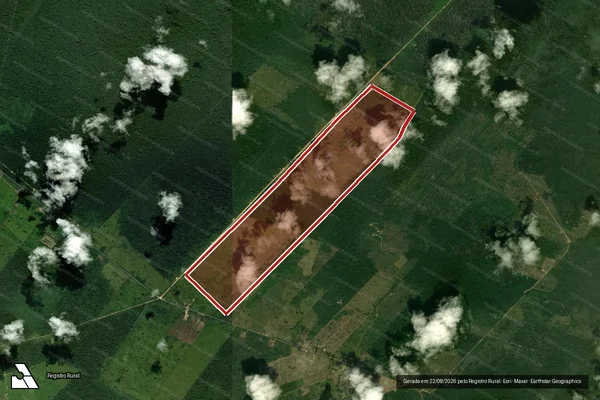 Imagem de satélite de Infração Ambiental em Uruará - PA