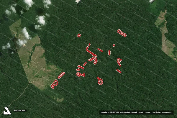 Imagem de satélite de Infração da Flora em Anapu - PA