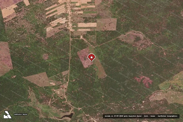 Imagem de satélite — Embargo IBAMA — Infração da Flora — Ouricuri/PE