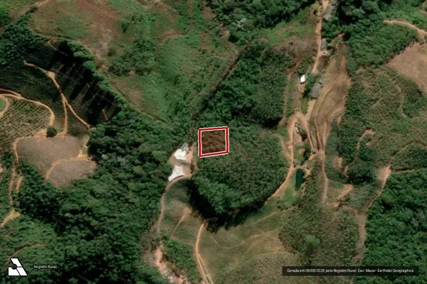 Imagem de satélite de Desmatamento em Santa Teresa - ES