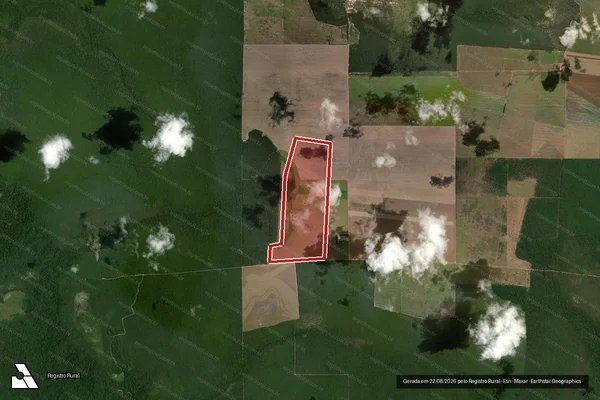 Imagem de satélite de Infração da Flora em Vilhena - RO