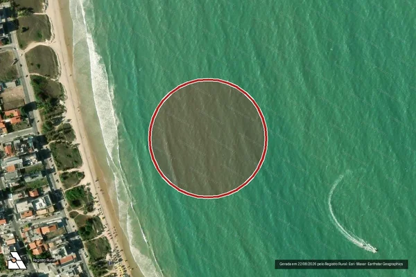 Imagem de satélite de Infração Ambiental em João Pessoa - PB