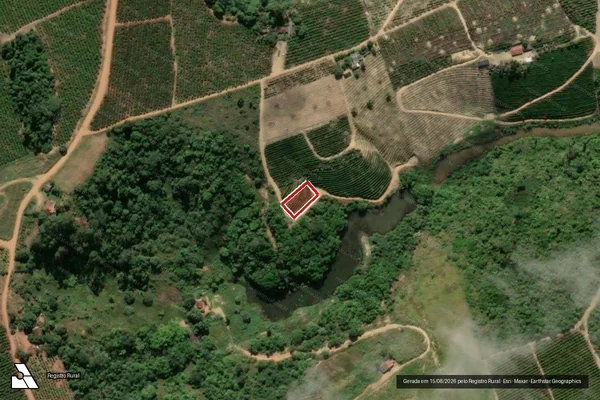 Imagem de satélite de Infração Ambiental em Vila Valério - ES