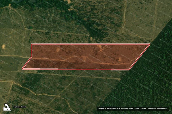 Imagem de satélite de Infração da Flora em Porto Velho - RO