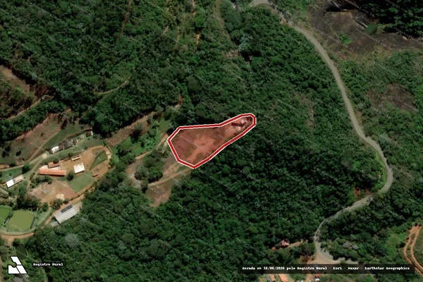 Imagem de satélite de Infração da Flora em Santa Maria de Jetibá - ES