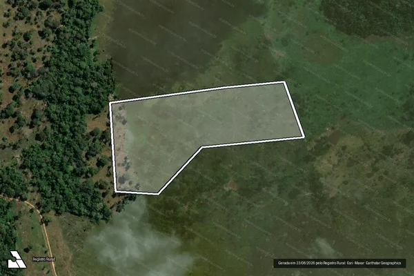Imagem de satélite — Embargo IBAMA — Infração da Flora - Porto Acre/AC