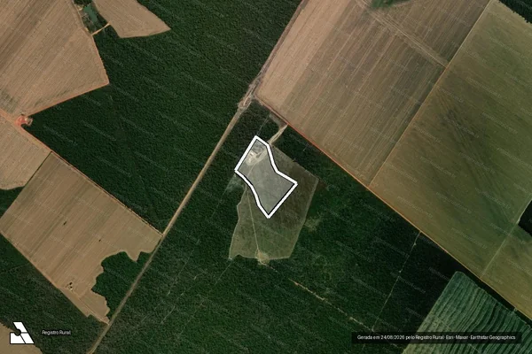 Imagem de satélite de Infração da Flora em Santa Carmem - MT
