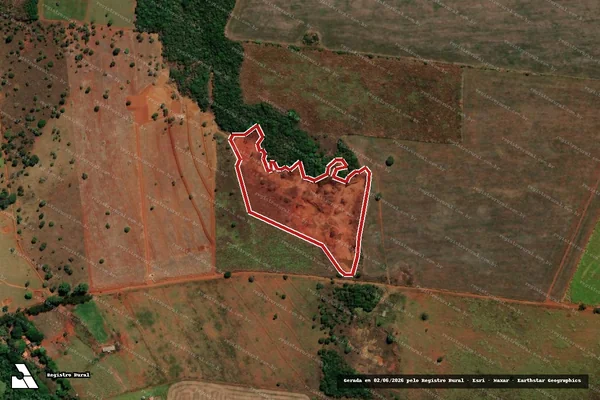 Imagem de satélite de Infração da Flora em Iporá - GO