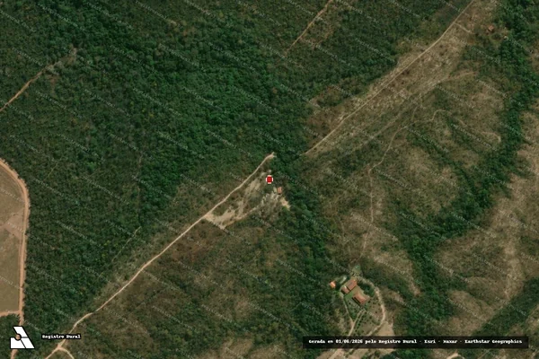 Imagem de satélite de Infração em Ecossistema não classificada. em Cuiabá - MT