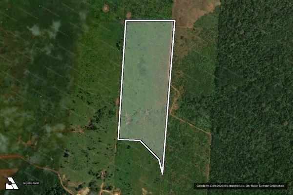 Imagem de satélite de Desmatamento em Porto Velho - RO