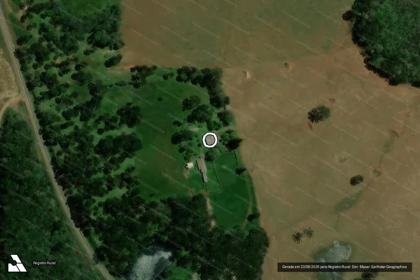 Imagem de satélite de Infração Ambiental em Palmas - PR