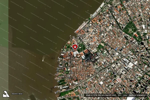 Imagem de satélite — Embargo Ambiental — Belém/PA