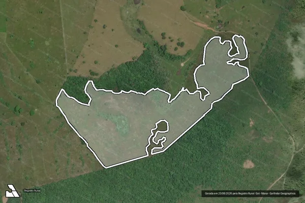 Imagem de satélite de Infração da Flora em Canavieiras - BA
