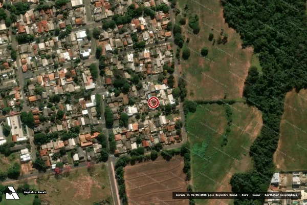 Imagem de satélite de Infração da Fauna em Paranavaí - PR