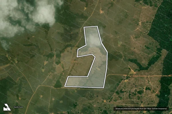 Imagem de satélite de Infração da Flora em Acrelândia - AC
