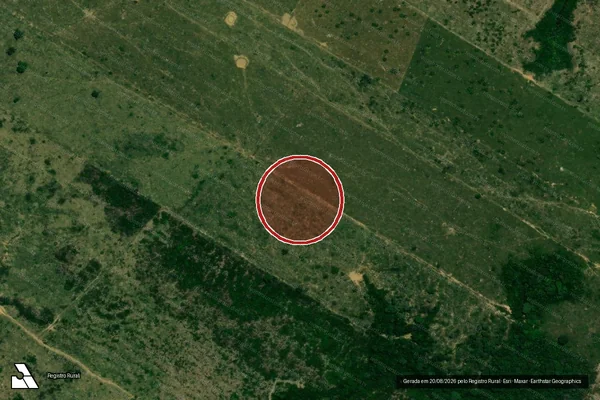 Imagem de satélite de Infração Ambiental em Porto Velho - RO