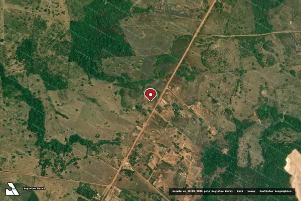 Imagem de satélite — Embargo IBAMA — Infração Ambiental - Tucuruí/PA
