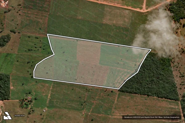 Imagem de satélite de Infração da Flora em São José do Rio Claro - MT