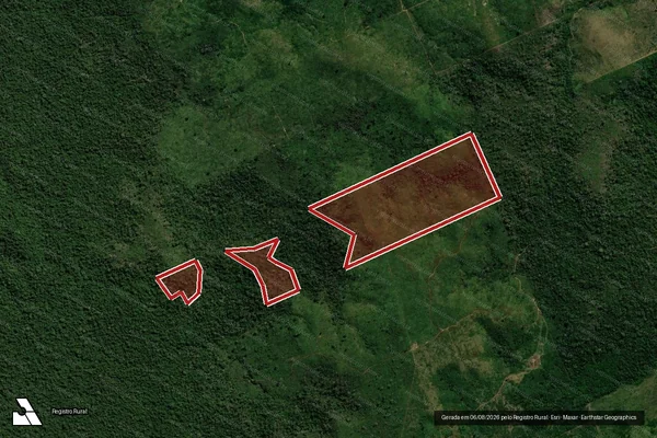 Imagem de satélite — Embargo Ambiental - Porto Velho/RO