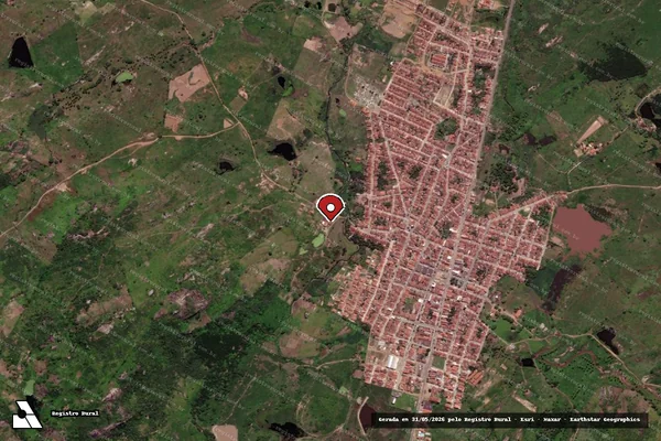 Imagem de satélite — Embargo Ambiental — Bananeiras/PB