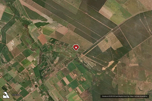 Imagem de satélite — Embargo Ambiental - Barreiras/BA