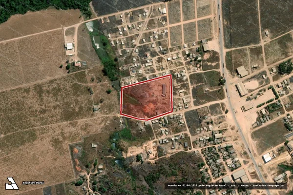 Imagem de satélite de Infração da Flora em Altamira - PA