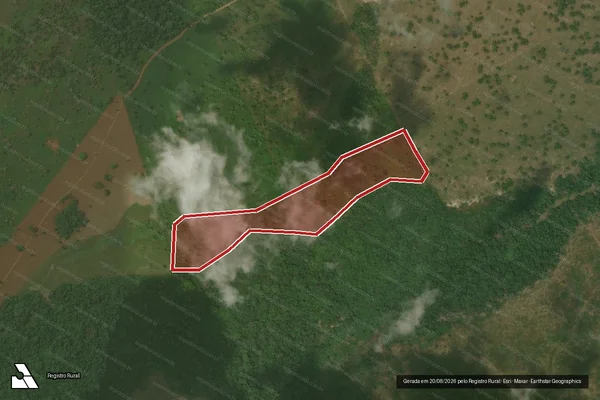 Imagem de satélite de Infração da Flora em São Félix do Xingu - PA