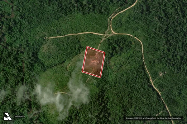 Imagem de satélite de Desmatamento em Itaituba - PA