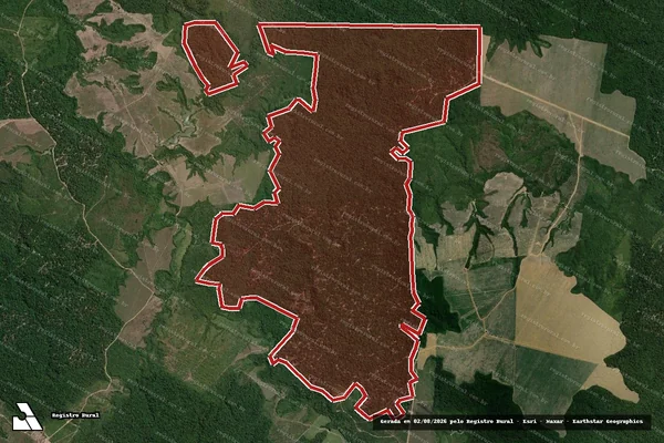 Imagem de satélite de Infração da Flora em Dom Eliseu - PA