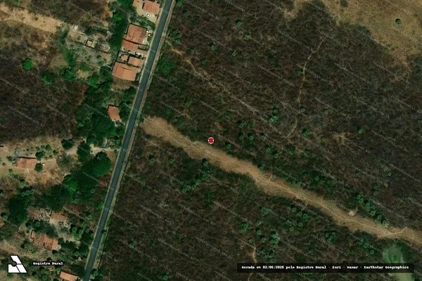 Imagem de satélite — Embargo IBAMA — Infração Ambiental — Maracanaú/CE