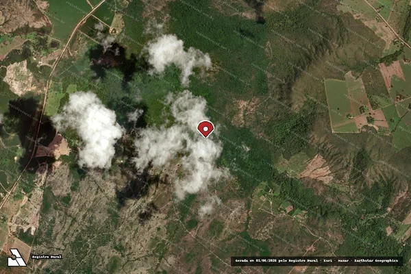 Imagem de satélite — Embargo Ambiental - Padre Bernardo/GO