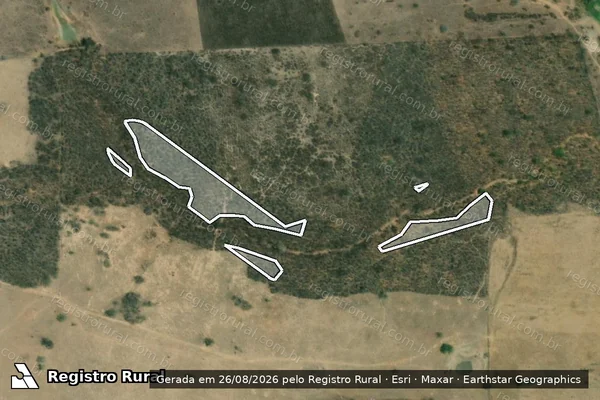 Imagem de satélite de Infração da Flora em Batalha - AL