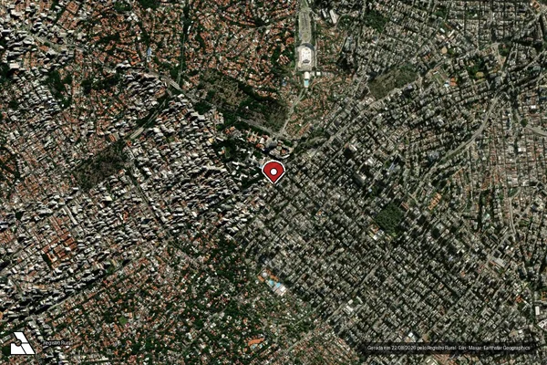 Imagem de satélite de Infração da Fauna em São Paulo - SP (marcador da localização)