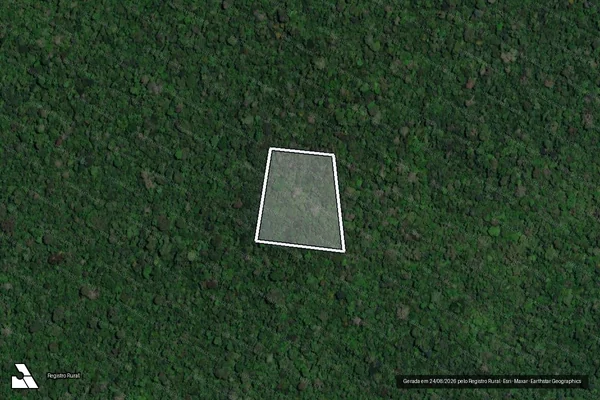 Imagem de satélite de Infração Ambiental em Altamira - PA
