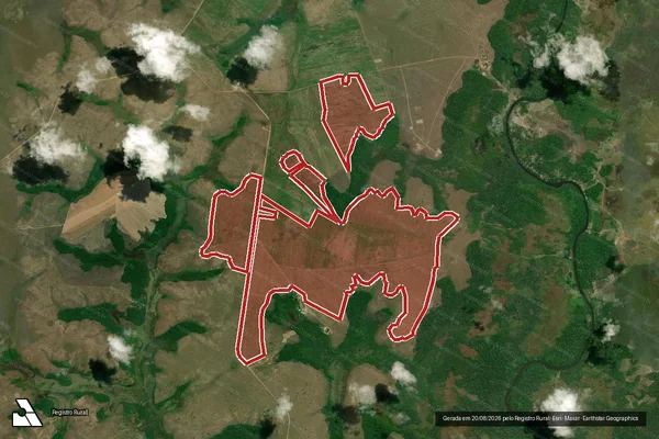 Imagem de satélite de Infração da Flora em Macapá - AP